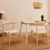 Aalborg Wooden Dining Chair, Natural Weave & Natural