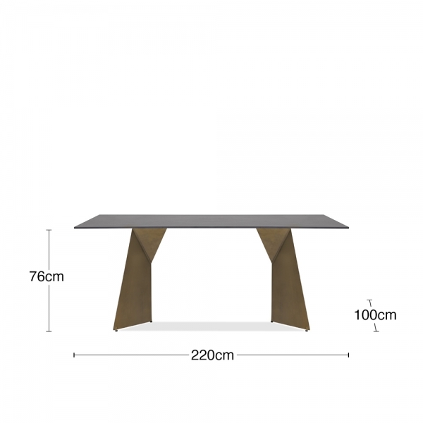 abeline-8-seat-dining-table-sintered-stone-brass-p43143-2850394_image Abeline 8 Seat Dining Table, Sintered Stone & Brass