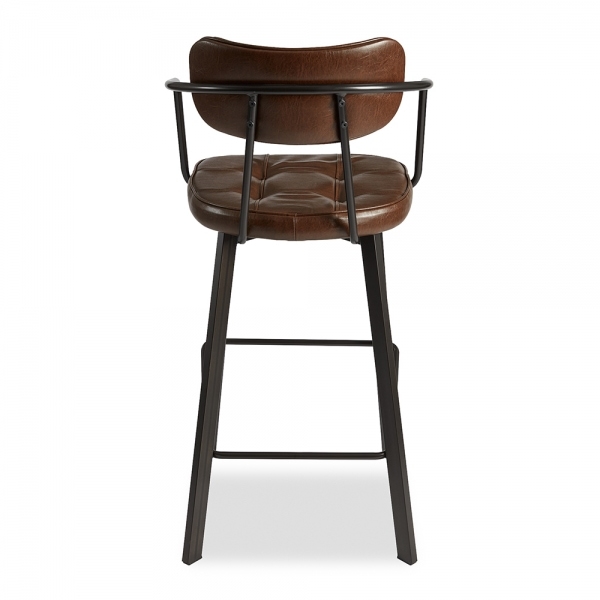 Algora Bar Stool, Vintage Brown