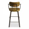 Algora Bar Stool, Vintage Gold