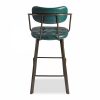 Algora Bar Stool, Vintage Teal