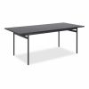 Angus 8 Seat Dining Table, Black Ash