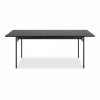 Angus 8 Seat Dining Table, Black Ash
