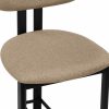 Arbor Bar Stool, Latte Sustainable Fabric