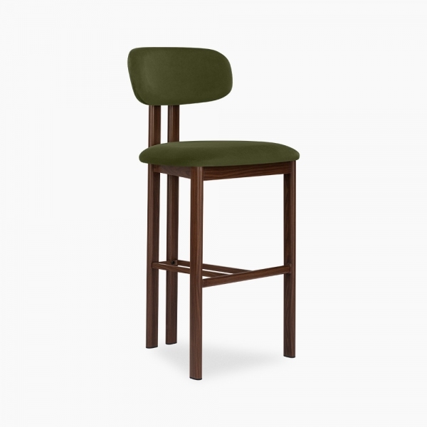 arbor-bar-stool-olive-green-sustainable-velvet-p45435-2877926_image Arbor Bar Stool, Olive Green Sustainable Velvet