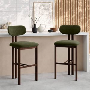 arbor-bar-stool-olive-green-sustainable-velvet-p45435-2879864_image Arbor Bar Stool, Olive Green Sustainable Velvet