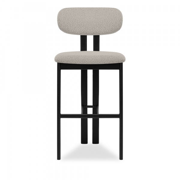 Arbor Bar Stool, Speckled Stone Sustainable Boucle