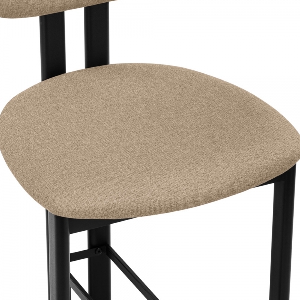 Arbor Kitchen Stool, Latte Sustainable Fabric