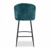 Argyle Bar Stool, Vintage Blue