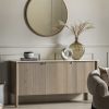 Arno Sideboard, Grey Mango Wood & White Marble