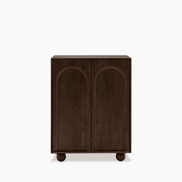 Asher Tall Sideboard, Dark Mango Wood