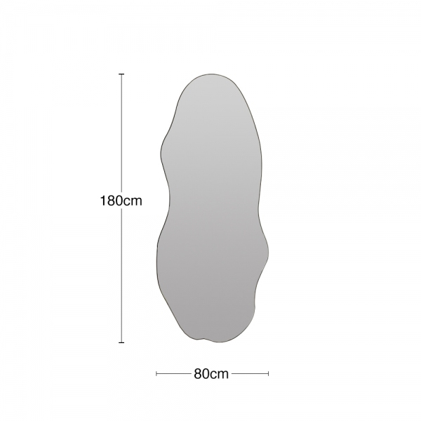 Ashton Pond Full Length Mirror, Frameless