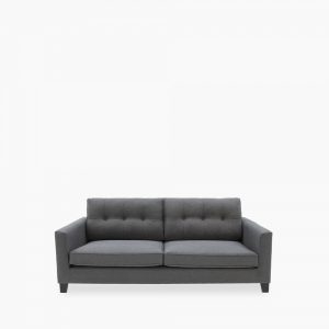 Astrid 3 Seater Sofa, Charcoal Grey