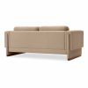 Ava 3 Seater Sofa, Latte Sustainable Fabric