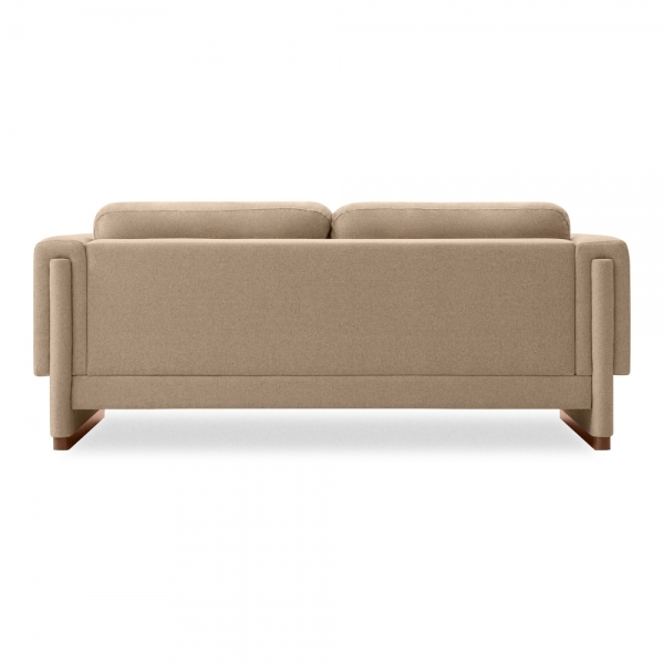 Ava 3 Seater Sofa, Latte Sustainable Fabric