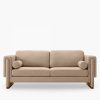 Ava 3 Seater Sofa, Latte Sustainable Fabric