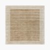 Beacon Hand Tufted Square Rug, Taupe