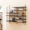 Belfast Extra Large Wall Shelf, Black