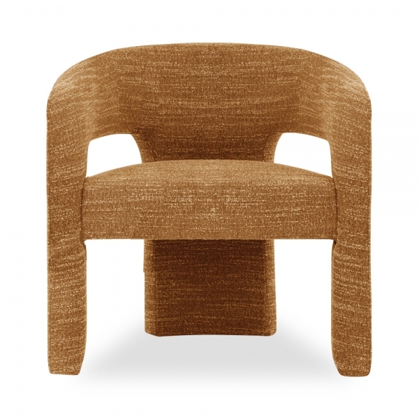Bellamy Accent Chair, Speckled Honey Sustainable Boucle