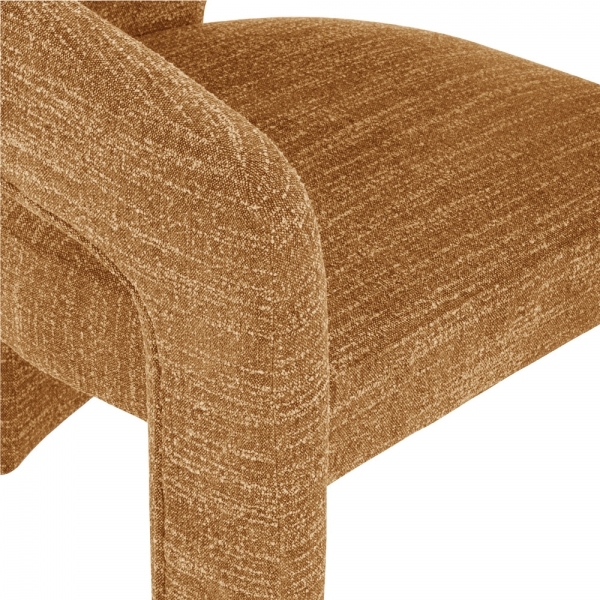 Bellamy Accent Chair, Speckled Honey Sustainable Boucle