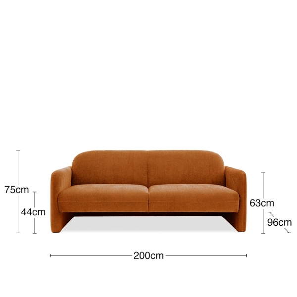 bowie-3-seater-sofa-amber-orange-p44688-2875429_image Bowie 3 Seater Sofa, Amber Orange