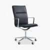 Bria High Back Office Chair, Black & Chrome