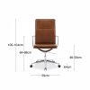 bria-high-back-office-chair-vintage-tan-chrome-p41473-2855067_image Bria High Back Office Chair, Vintage Tan & Chrome