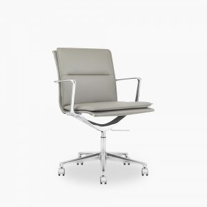 bria-low-back-office-chair-grey-chrome-p41468-2870289_image Bria Low Back Office Chair, Grey & Chrome