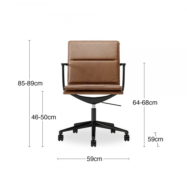 bria-low-back-office-chair-vintage-tan-black-p41469-2875073_image Bria Low Back Office Chair, Vintage Tan & Black