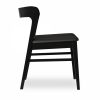 Chiswick Wooden Dining Chair, Black