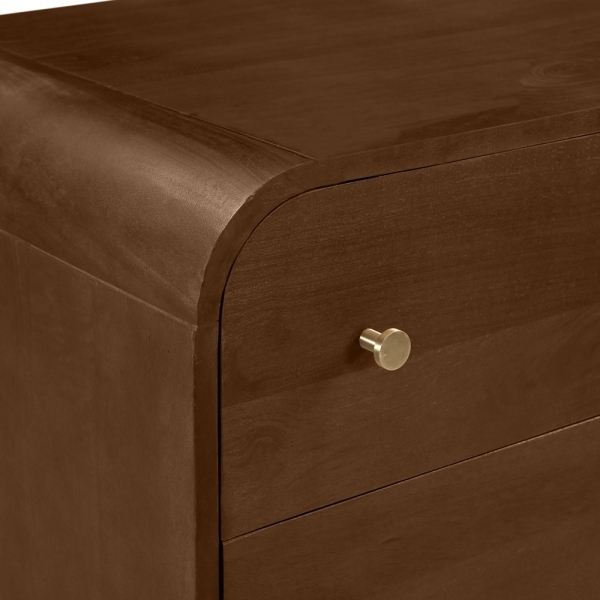 Cubitt Chest of Drawers, Dark Mango Wood
