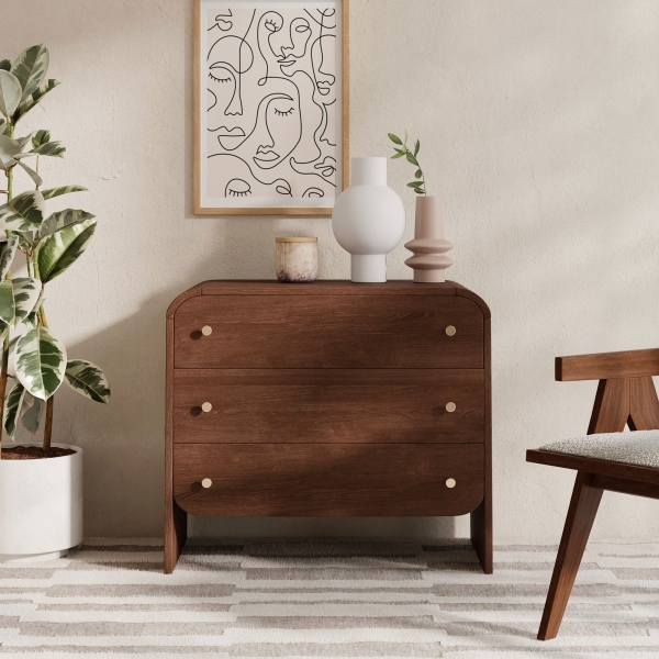 Cubitt Chest of Drawers, Dark Mango Wood