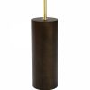 Danika Pleated Shade Floor Lamp, Linen & Walnut