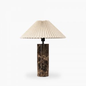 danika-pleated-shade-table-lamp-linen-brown-marble-p44036-2865848_image Danika Pleated Shade Table Lamp, Linen & Brown Marble
