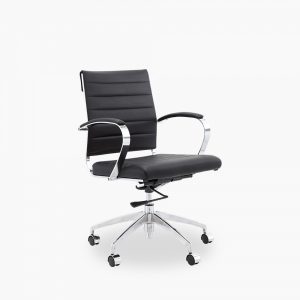 Deluxe Low Back Office Chair, Black