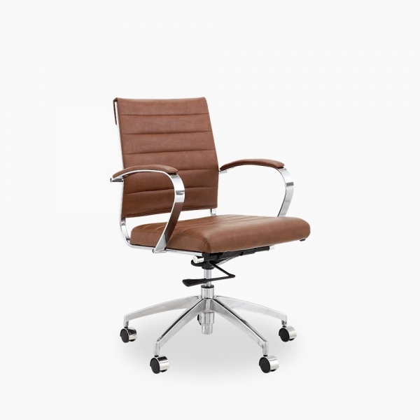 deluxe-low-back-office-chair-vintage-tan-p5153-2870277_image Deluxe Low Back Office Chair, Vintage Tan