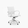Deluxe Low BackOffice Chair, White