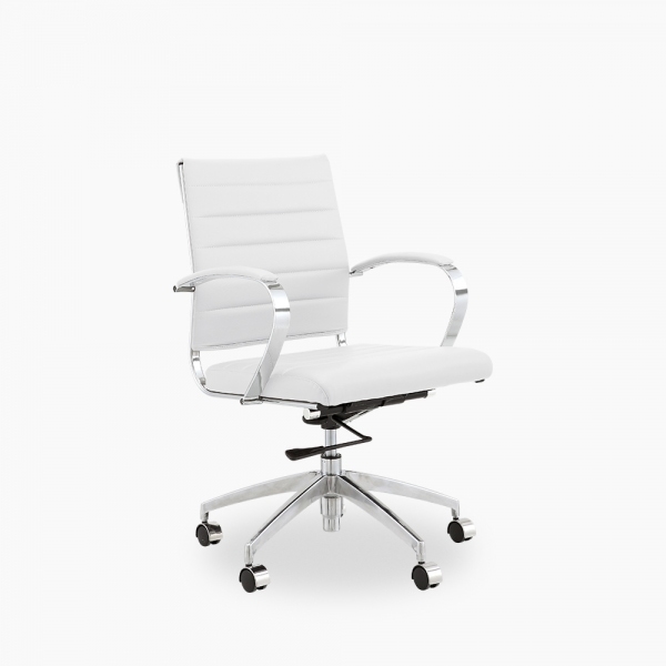 Deluxe Low BackOffice Chair, White