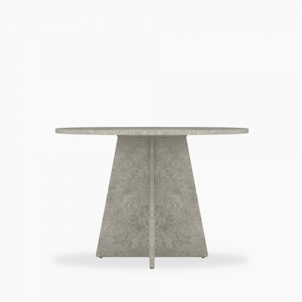 devan-4-seat-round-dining-table-grey-concrete-effect-p44496-2876558_image Devan 4 Seat Round Dining Table, Grey Concrete Effect