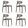 devan-halston-4-chair-dining-set-walnut-speckled-stone-sustainable-boucle-p46187-2882124_image Devan & Halston 4 Chair Dining Set, Walnut & Speckled Stone Sustainable Boucle