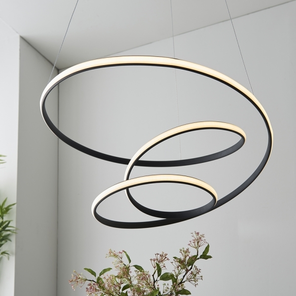 Dune Pendant Light, Black