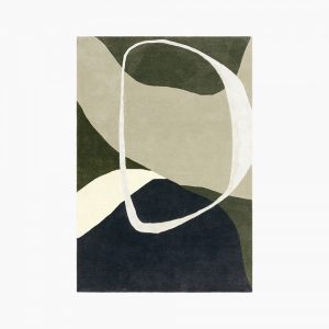 Eithan Hand Tufted Rug, Moss Green