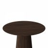 Eliza 4 Seat Round Dining Table, Walnut