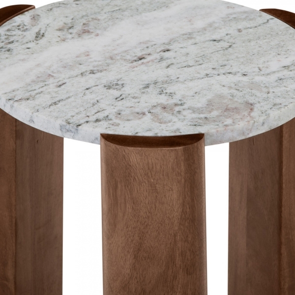emil-round-side-table-dark-mango-wood-grey-marble-p44567-2871819_image Emil Round Side Table, Dark Mango Wood & Grey Marble