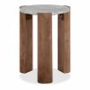 emil-round-side-table-dark-mango-wood-grey-marble-p44567-2871820_image Emil Round Side Table, Dark Mango Wood & Grey Marble