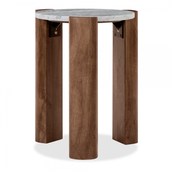 emil-round-side-table-dark-mango-wood-grey-marble-p44567-2871821_image Emil Round Side Table, Dark Mango Wood & Grey Marble