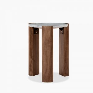 emil-round-side-table-dark-mango-wood-grey-marble-p44567-2874266_image Emil Round Side Table, Dark Mango Wood & Grey Marble