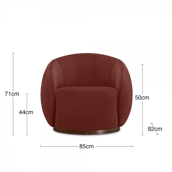 emile-swivel-armchair-rust-sustainable-velvet-p45018-2875230_image Emile Swivel Armchair, Rust Sustainable Velvet
