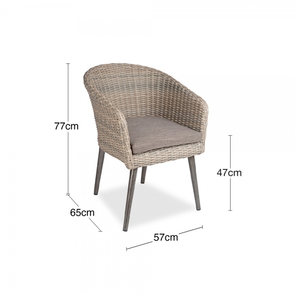 Etienne Tub Chair, Grey