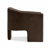 Findlay Accent Armchair, Mocha Brown Sustainable Velvet